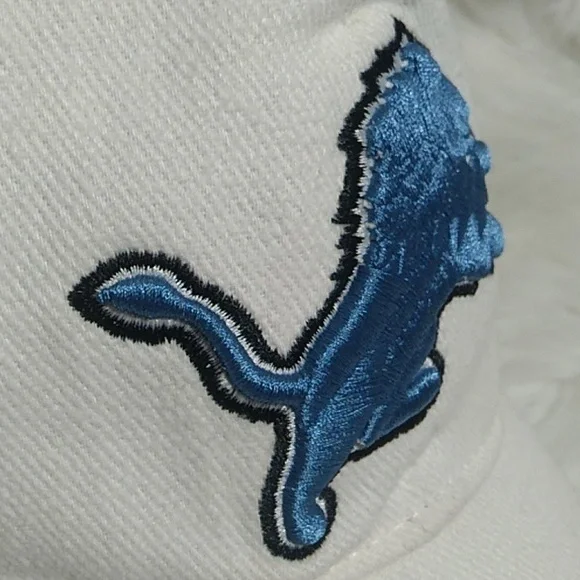 HTF! NFL Detroit Lions Adjustable Velcro Back Vintage Unisex Hat - Picture 4 of 14